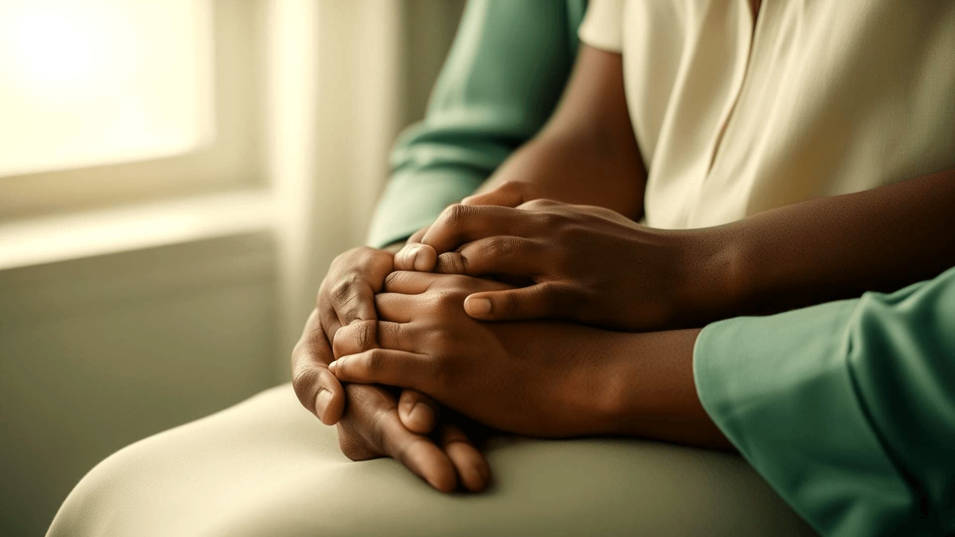 A couple holding hands together — hope, partnership and the fertility journey with Fertinovax Clinic Ltd
